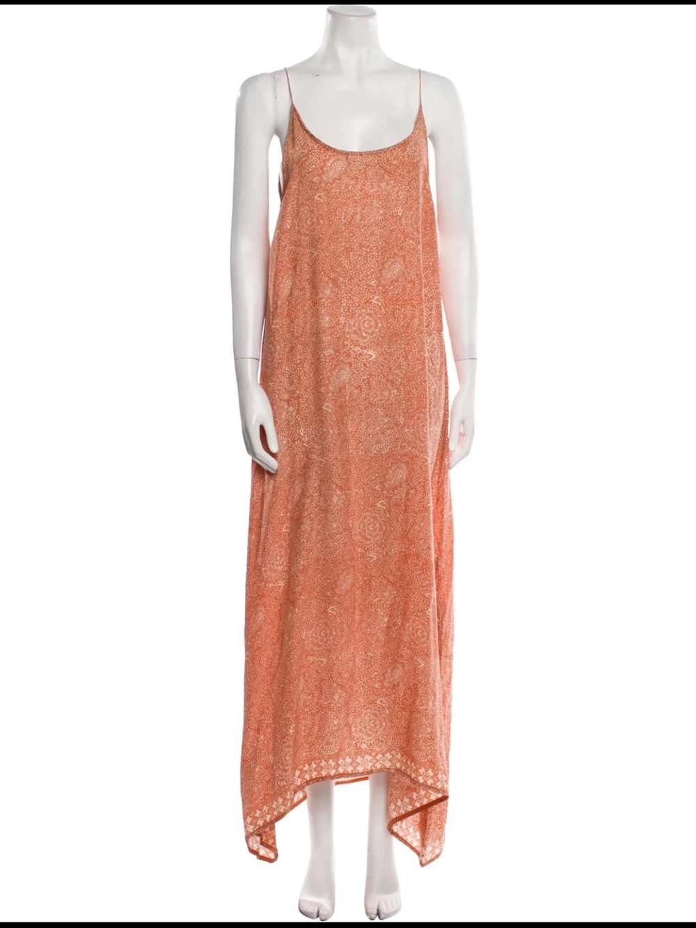Natalie Martin Silk Long Tank Dress, Size Small